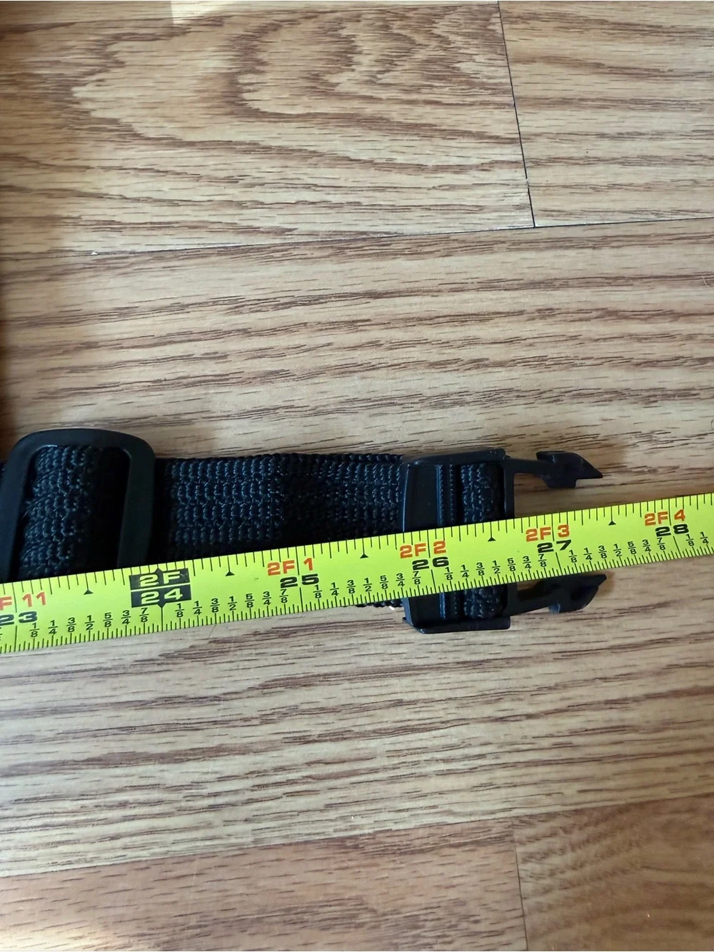 Suede leather Tool-belt that says ”Daddy Helper”n large gold letters in front.